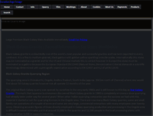 Tablet Screenshot of blackgalaxygranite.com